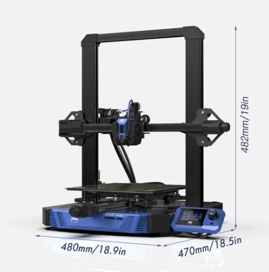 Bigtree Biqu Hurakan 3D Impressora e pacote de filamentos de PLA preto interior - impressão 3D FDM