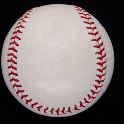 Lawrence Yogi Berra 4x inscrito assinado autografado oal beisebol jsa loa - bolas de beisebol autografadas