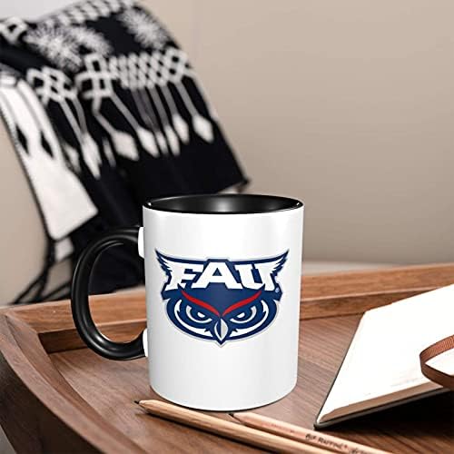 Logotipo da Universidade Atlântica da Flórida grande caneca de café em cerâmica, xícara de chá grande para escritório e casa, xícara