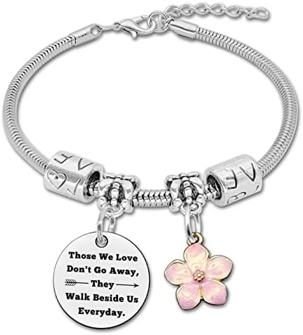 Bracelete de presente de simpatia Presente de jóias para perda de mãe Dad Dadreamento Condolência Memorial Presente