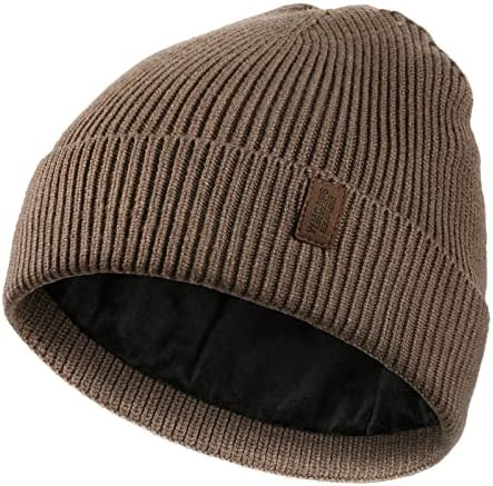 Wmcaps chapéus de gorro de inverno para homens mulheres, lã de lã de gorro macio de chapéu malha quente