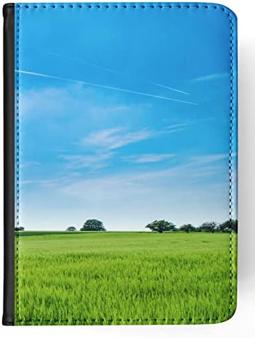 Belas campos de grama Blue Skies Flip tablet capa para Apple iPad Pro 11 / iPad Pro 11 / iPad Pro 11