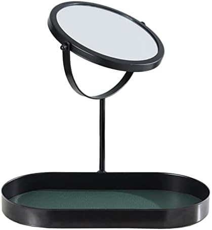 Adesivos de parede zerodeko maquiagem de maquiagem bandeja de mesa de maquiagem espelho de maquiagem com bandeja cosmética Espelho cosmético de bandeja de cosméticos para mulheres espelho de mesa de mesa