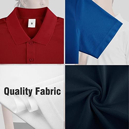 Camisas pólo personalizadas para homens Design personalizado seu próprio logotipo de texto Nome bordado com estampa bordada Camisa de golfe seca de golfe presente