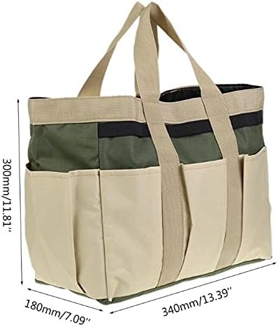 K Jingkelai Gardening Tote Bag Saco de ferramentas de jardim com 9 bolsos Tote de jardim Bolsa de jardinagem Kit de ferramentas