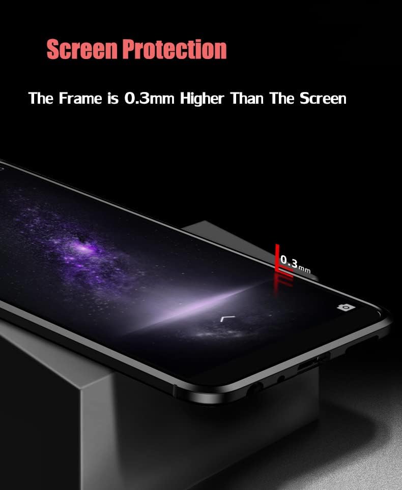 Nabefamu Xiaomi Black Shark 5 Pro Caso com 1 vidro temperado + 4 Tampa dos dedos dos jogos, resistência à queda de TPU resistente a