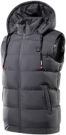 Jackets de massrh massrões de inverno e USB American Charging Heatting Aquecimento de coletes de coletes inteligentes Jaquetas quentes para homens
