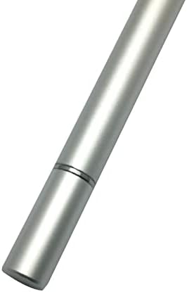 Caneta de caneta de ondas de ondas de caixa compatível com cybermed s15 - caneta capacitiva de dualtip, caneta de caneta capacitiva de ponta de ponta de fibra para cybermed s15 - prata metálica de prata