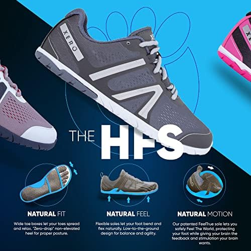 Sapatos Xero Sapatos de corrida HFS femininos - zero gota, sensação leve e descalça