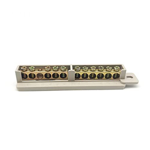 Conector neutro de combinação de orifício para bloqueio do terminal do trilho para pz30 caixa de distribuição de iluminação