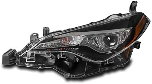 ZMAUTOPTS LED LED PROJECTOR PARA O LIVRADOR DO PARTILHO DE PARTIMAIS PARA 2017-2019 TOYOTA COROLLA BASE CE C LE L