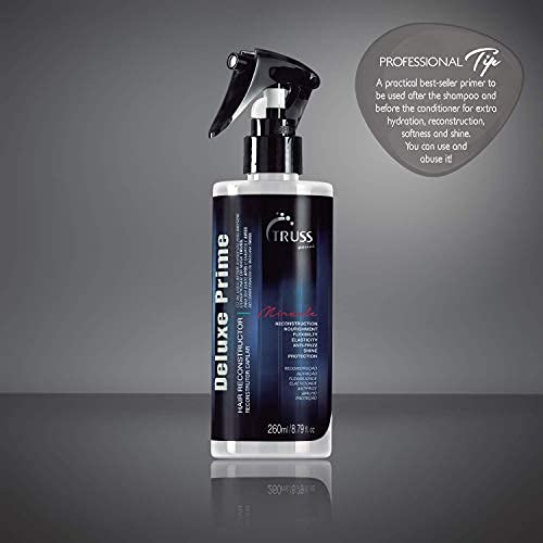 O shampoo de equilíbrio de treliça e um pacote de conjuntos de condicionadores com tratamento de cabelo Prime Deluxe Prime