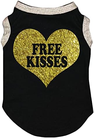 Petitebella 'Free Kisses' Heart Puppy Dog Shirt