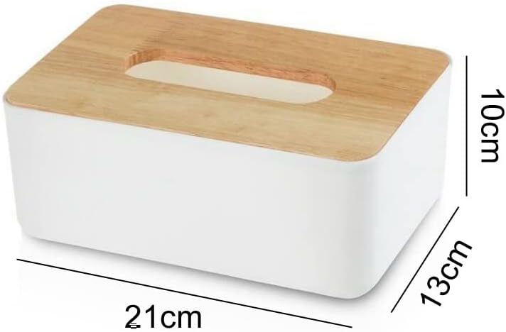 Lukeo Box Caixa de lenço de madeira Capa de madeira Caixa de papel higiênico Soldador de madeira sólida Caso de papel