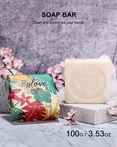 Presentes de spa para mulheres, BFF Love-5pcs Cherry Blossom Spa Gifts Caixa para ela, Kit de spa Conjunto para mulheres com