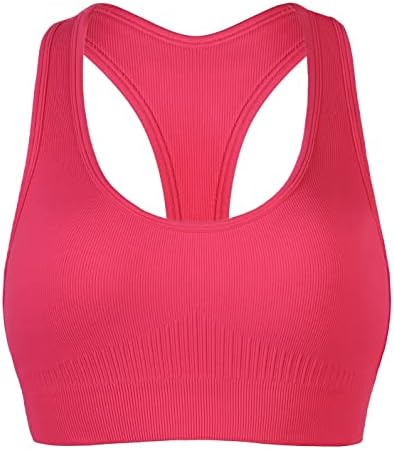 Aurola Power Racerback Sport BRA PARA MULHERES, Tampa de tanque de ginástica actinada acolchoada acolchoada acolchoada