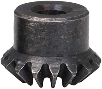 Yibuy 2 pcs 45# aço 16 dentes 1.5 módulo de 8 mm diâmetro cônico roda de engrenagem cônica