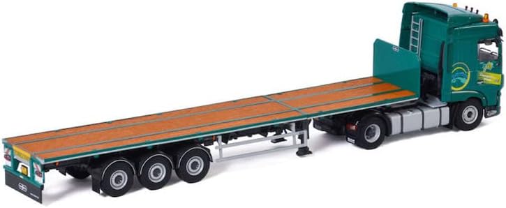 WSI para DAF XF Space Cab My2017 4x2 Trailer de Armazenamento AM Transporte 1/50 Modelo Pré-construído Truck Diecast Truck