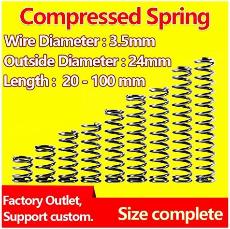 Máquinas de brinquedo Substituição Compressão Spring Retorno Release da mola Placa da mola Diâmetro da mola de mola de 3,5 mm, diâmetro