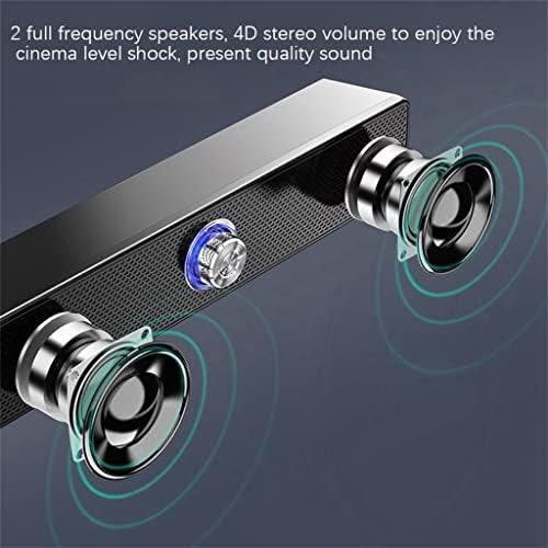 Yfqhdd home theater hifi portátil alto -falantes estéreo bass som de som USB Trabalho de subwoofer para telefone de TV de computador