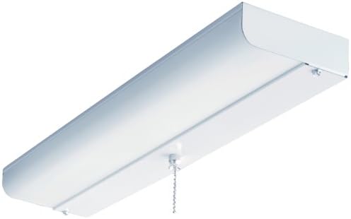 Lithonia Iluminação CUC8 15 120 LP S1 M4 18 polegadas 1 luz de montagem Fluorescente Luz de armário de teto, branco