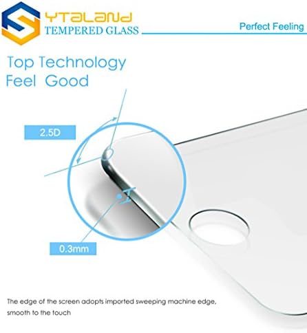 Caso YTaland para Nokia C2 Tava, Tennen C2, com protetor de tela de vidro temperado. Cristal Cristal Clear Silicone