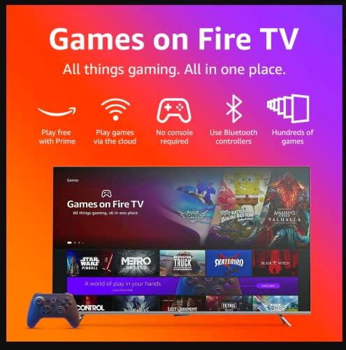 Pacote de jogos de TV de fogo, incluindo Fire TV Stick e Luna Controller