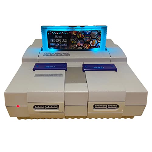 Retrotech Super 800 em 1 Versão LED Multi Game Cartuctiding para SNES 16bits Game Console