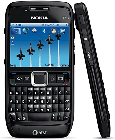 Nokia E71X Desbloqueado telefone com teclado QWERTY, câmera de 3,2 MP e 3G de banda dupla
