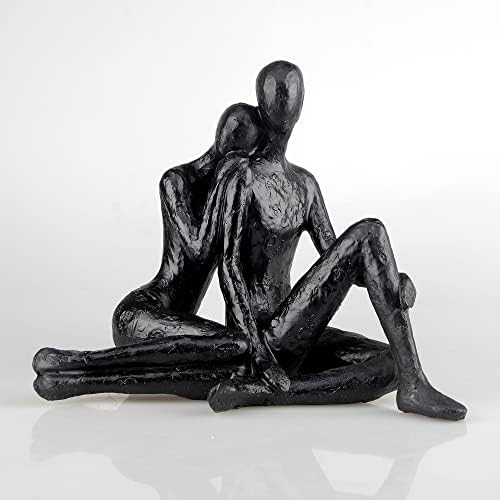 Wisifayardin grande amantes negros Casais Figuras e estátuas Vanlentines Gift