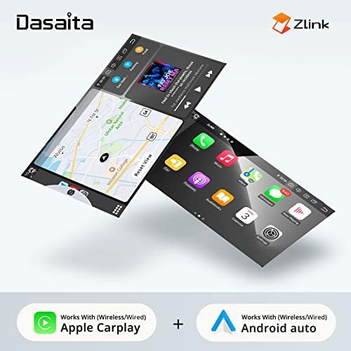 Dasaita com escoteiro hd 10.2 Android Single Din Car estéreo para Nissan X-Trail Qashqai Rogue 2014 2015 2017 2018 CarPlay