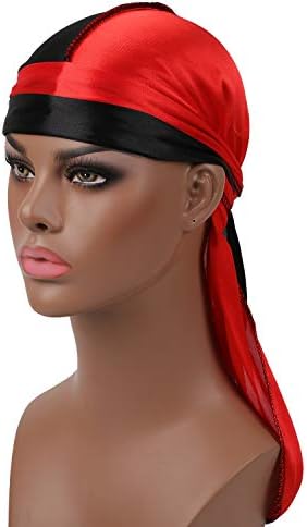 Deepth 3pcs dois tons Durags sedos