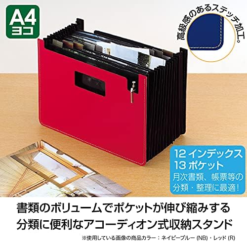Sekisei FB-2312 Documento de beleza de espuma Stand, A4, vermelho