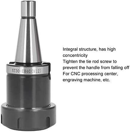 M12 Balanço do encadeamento Tool Titular NT30 ER40 CNC Milling Collet Chuck Holder com chave inglesa para gravar máquinas