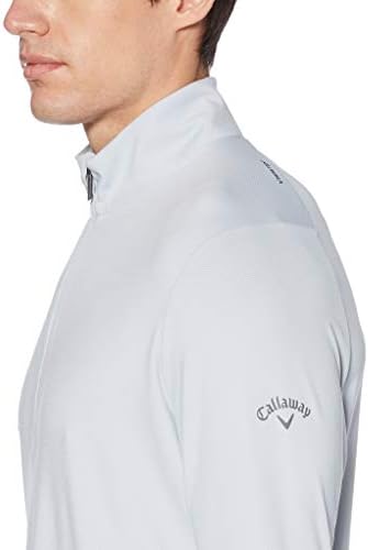 Callaway Men's Swing Tech leve 1/4 Pullover de golfe ZIP