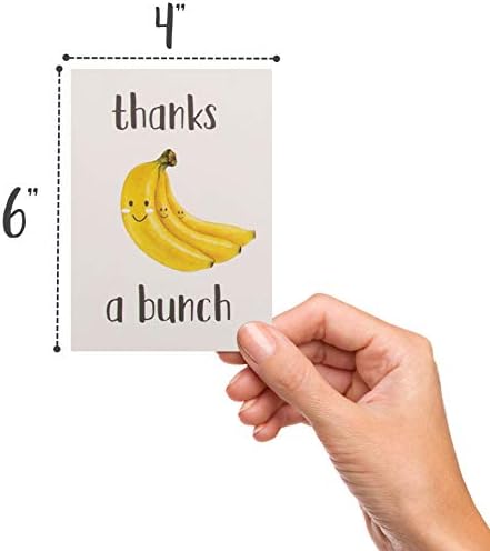 VNS Creations 40 Cartões de agradecimento engraçados com envelopes e adesivos - Cartões de apreciação de funcionários