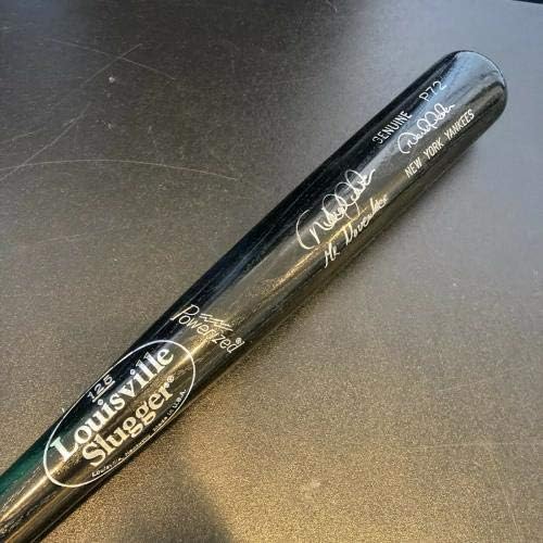 Derek Jeter Sr. November assinado modelo de jogo de beisebol JSA coa raro - MLB autografado MLB BATS