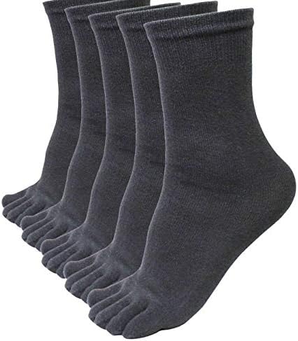 Finger Sports Socks Cinco pares curtos Soild Toe Running Socks Men Elastic 5 Meias Pacote de Meias das Mulheres