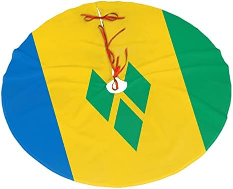 Saia da árvore de Natal, bandeira de 30-48 polegadas de Saint Vincent Granadines Tree Tape