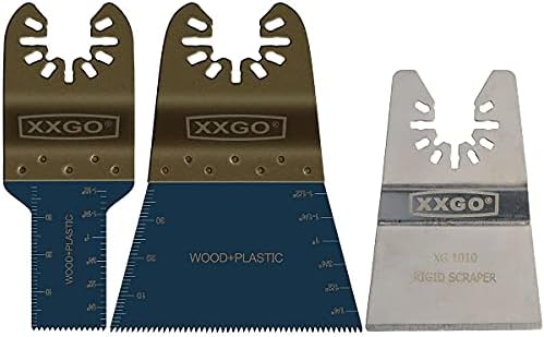 XXGO 77 PCs Os kits de acessórios para ferramentas oscilantes compatíveis com o artesão de Chicago de Chicago Dewalt Dremel Fein