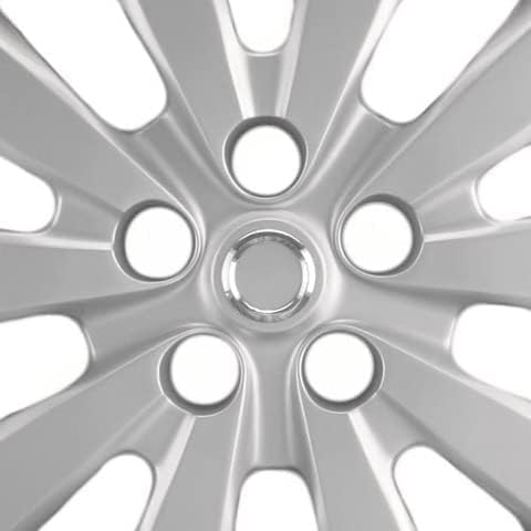 HubCaps.com - Capas cubos / rodas de qualidade premium de 16 Silver se encaixam em Nissan Sentra, construção de serviço pesado
