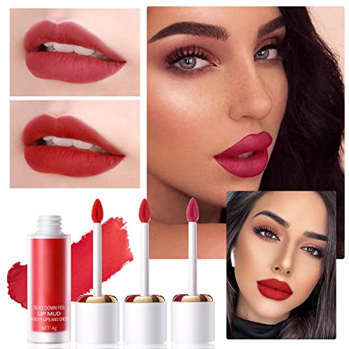 Outfmvch Stay en Cosmetics Lip Glaze Velvet Lip Lip Lipstick Branco não Deslocando Espalhamento Lip Lip Like Autumn Winter