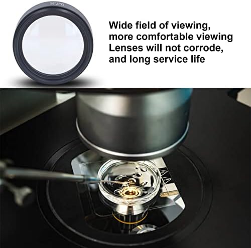 Lente objetiva, lente barlow à prova de óleo mais clara para microscópio estéreo