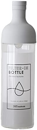 365methods hario fib-75-365lg-yy garrafa de filtro, feita no Japão, água quente, lava-louças segura, 25,4 fl oz, prensa de chá,