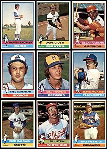 1976 Topps 200 Card Starter Set/lote Ex+