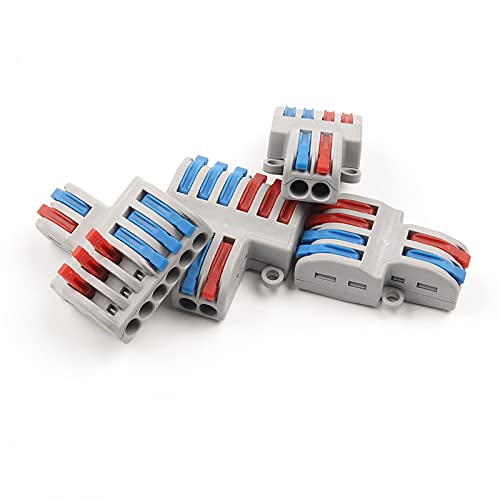 HOUCY 10PC SPL-42 SPL 62/63/93 MINI CONECTOR DE FIO RÁPIDO 250V 32A CABO DE FIAÇÃO Push-in Terminal Block Plug Durável