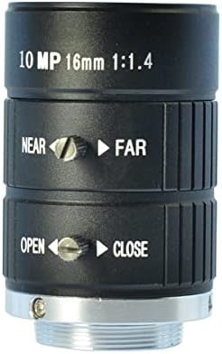 Acessórios para microscópio 10mp 16 mm Câmera industrial manual fixo Iris foco lente zoom cs montagem cctv lente laboratória