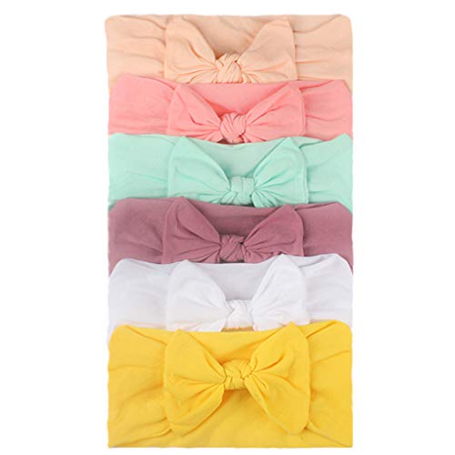 Bandas de cabeça para meninas meninas 6pcs bandeira de bandeira acessórios para bebês para bebês bebedouros de turbante