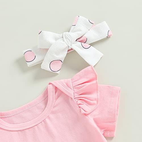 Roupa de Páscoa de Bemeyourbbs baby menina babado Rodper Romper Bunny Salia