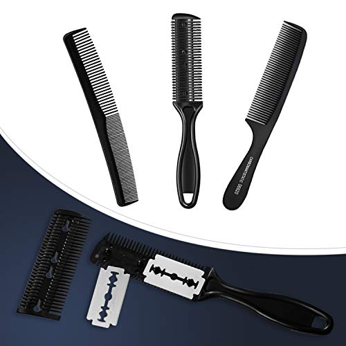 Barbeiro tesouras tesouras de corte de cabelo, tesoura de cabeleireiro de aço inoxidável Conjunto de 12pcs para salão